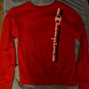 Red Champion Sweatshirt